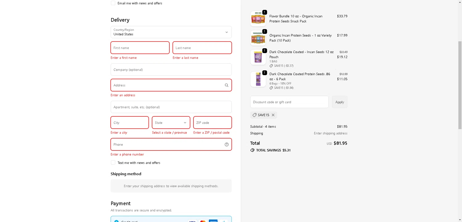 Brass Roots promo code screenshot showing code SAVE15 applied at Brass Roots checkout page. Uploaded by SimplyCodes community member DerekRoberson on Nov 20, 2025