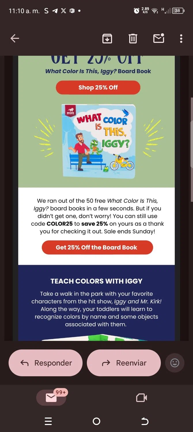 Brave promo code screenshot showing code Color25 applied at Brave checkout page. Uploaded by SimplyCodes community member kellymoreno on Nov 14, 2025