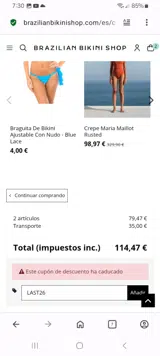 LAST26 coupon verification screenshot