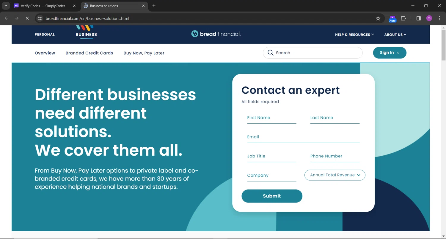 where to use Bread promo code box