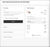 SALE10 coupon verification screenshot