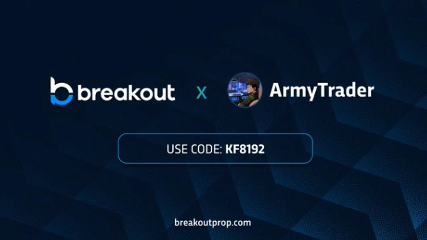 Breakout Trading promo code screenshot showing code KF8192 applied at Breakout Trading checkout page. Uploaded by SimplyCodes community member PillarsofCreation on Sep 24, 2025