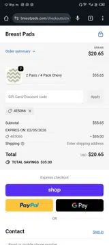 4e5066 coupon verification screenshot