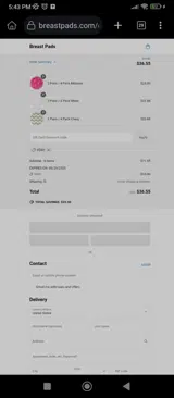 VDAY coupon verification screenshot