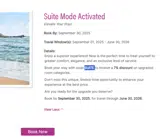 SUITE coupon verification screenshot