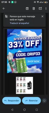 Breazy coupon verification screenshot