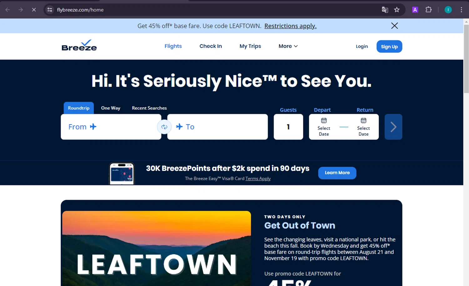 Breeze Airways Promo Codes 45 Off July 2024