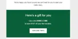 Brendan Vacations coupon verification screenshot