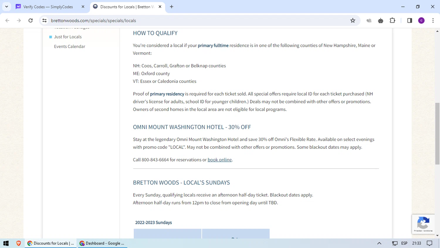 Bretton Woods checkout page showing Bretton Woods discount code box | Screenshot taken by SimplyCodes community member on Mar 13, 2024