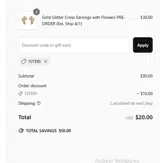 Brianna Cannon coupon verification screenshot