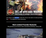 Brickmania coupon verification screenshot