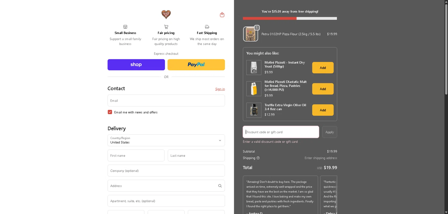 BrickOvenBaker discount code screenshot showing code BLACKFRIDAY15 applied at BrickOvenBaker checkout page. Uploaded by SimplyCodes community member DerekRoberson on Dec 7, 2025