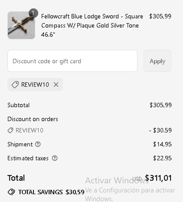 Bricks Masons checkout page showing Bricks Masons discount code box | Screenshot taken by SimplyCodes community member on Aug 28, 2025
