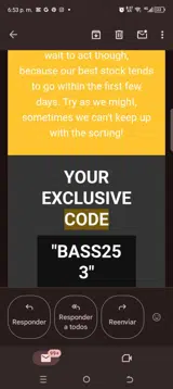Bass253 coupon verification screenshot