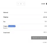 FATHEROFFf coupon verification screenshot