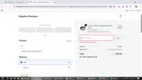 Brigette's Boutique coupon verification screenshot