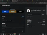 Brigette's Boutique coupon verification screenshot
