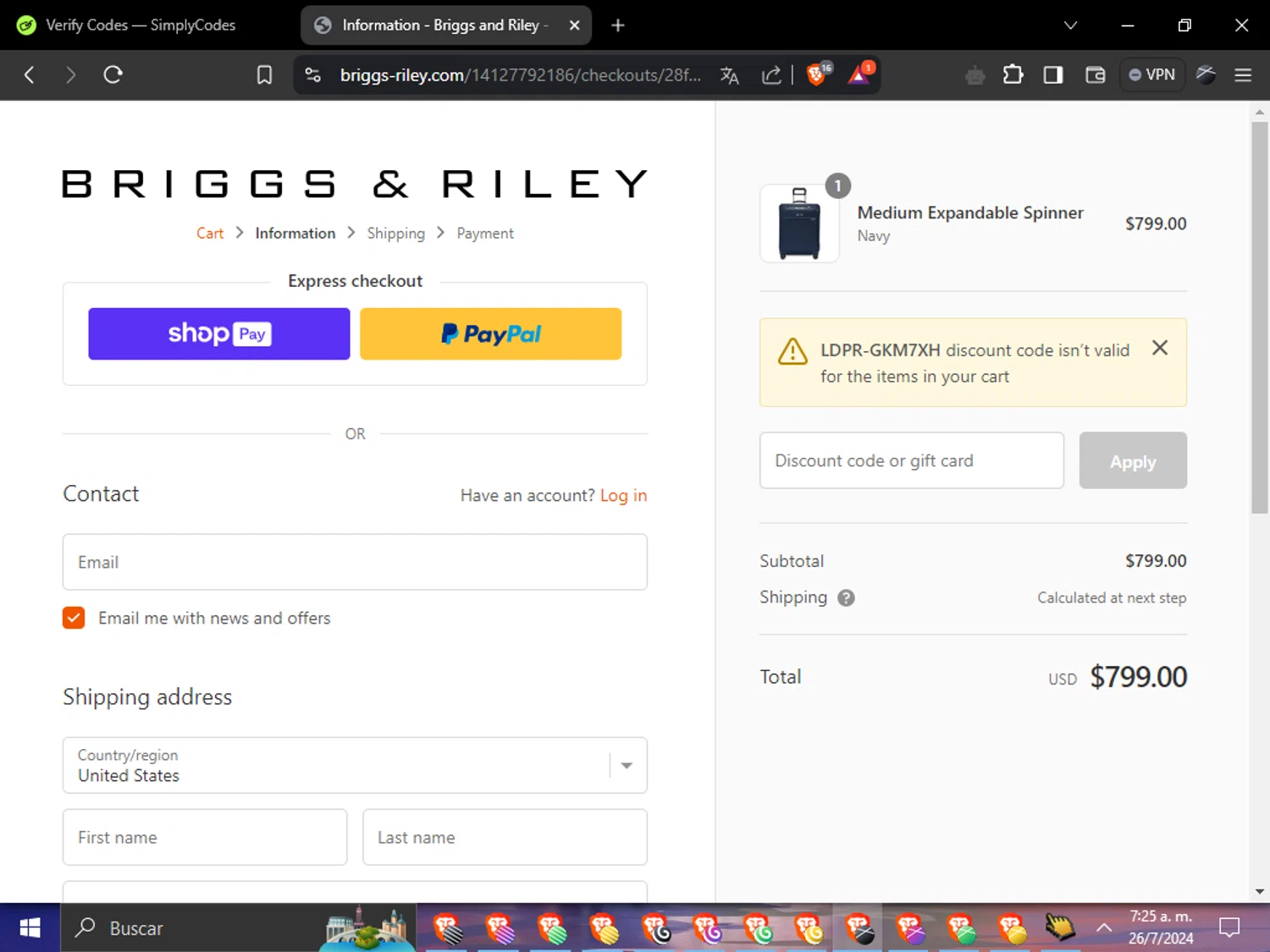 Briggs & Riley Discount Codes 100 Token Rewards October 2024