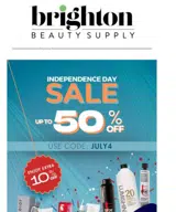 Brighton Beauty Supply coupon verification screenshot