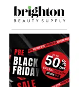 Brighton Beauty Supply coupon verification screenshot