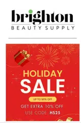 Brighton Beauty Supply coupon verification screenshot