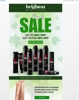 Brighton Beauty Supply coupon verification screenshot