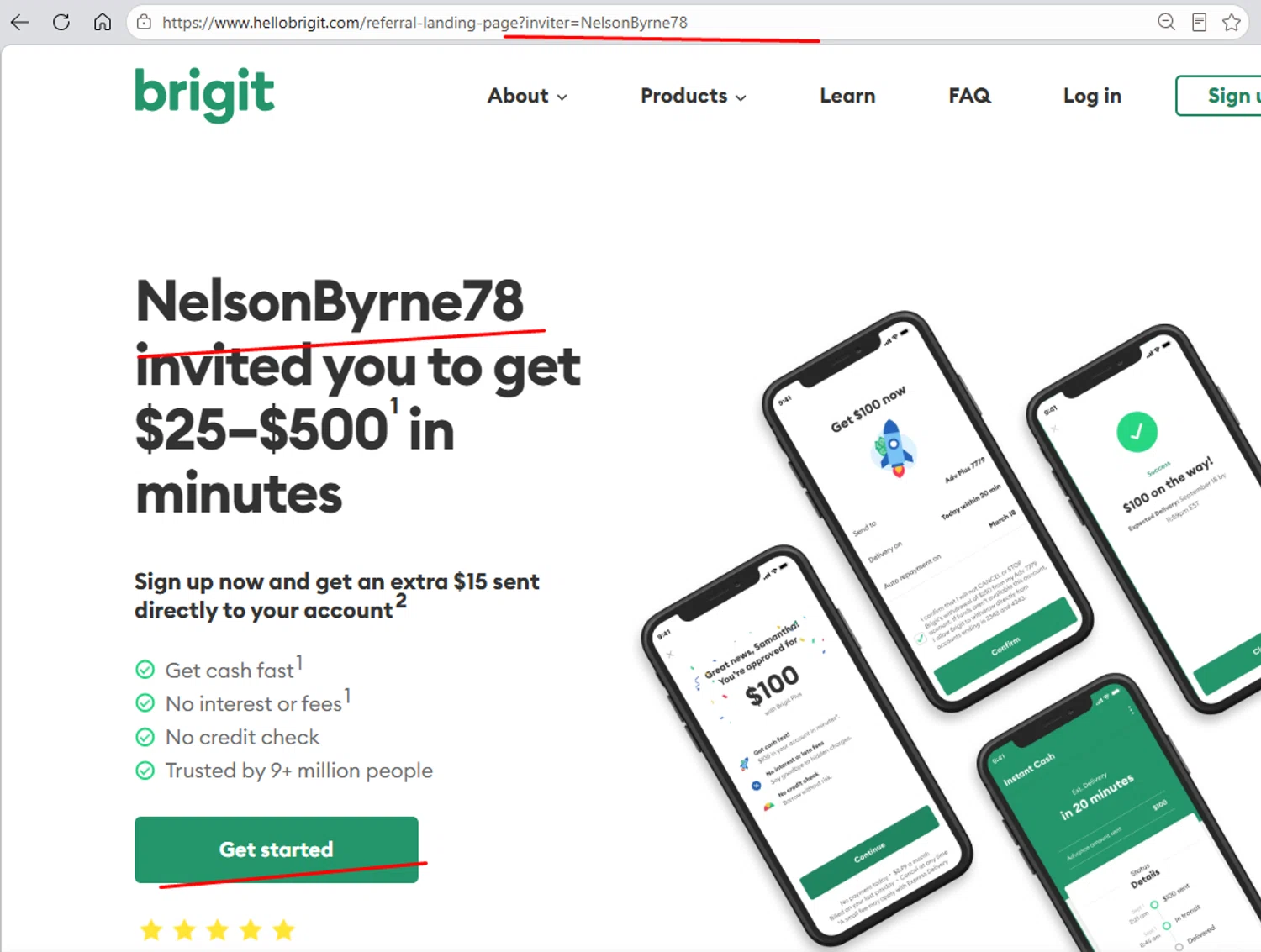 Brigit promo code screenshot showing code NelsonByrne78 applied at Brigit checkout page. Uploaded by SimplyCodes community member morella687 on Jun 2, 2026