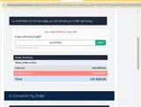 LAUNCH30 coupon verification screenshot