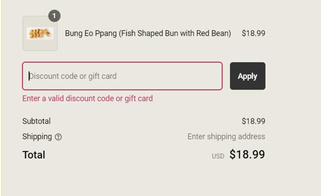 Brillia checkout page showing Brillia discount code box | Screenshot taken by SimplyCodes community member on Aug 29, 2024