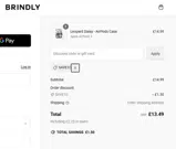 SAVE10 coupon verification screenshot