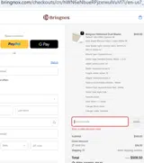 BRINGNOX25 coupon verification screenshot