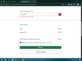 HOLIDAY40 coupon verification screenshot