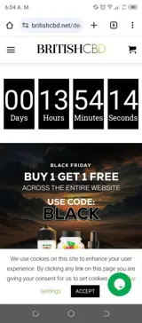 BLACK coupon verification screenshot