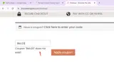 BMJ20 coupon verification screenshot