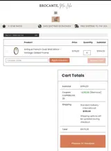 COPPERLOVE20 coupon verification screenshot