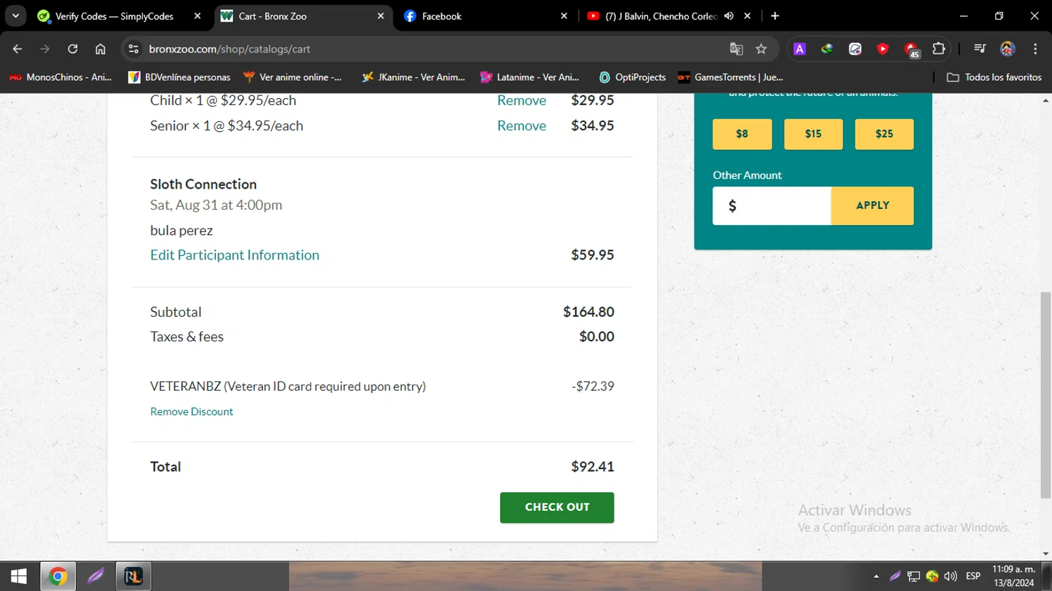 Bronx Zoo Promo Codes 6 Off September 2024