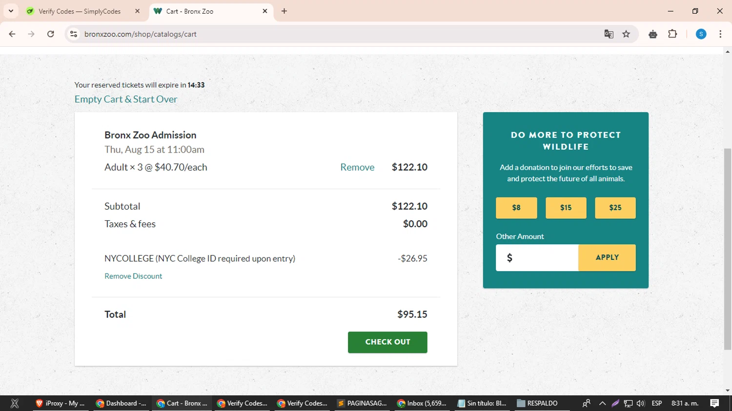 Bronx Zoo Promo Codes 6 Off September 2024