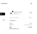 BRONZE10 coupon verification screenshot