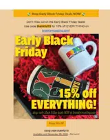 thankful15 coupon verification screenshot