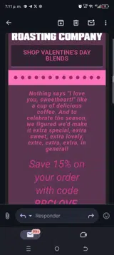 Brclove coupon verification screenshot