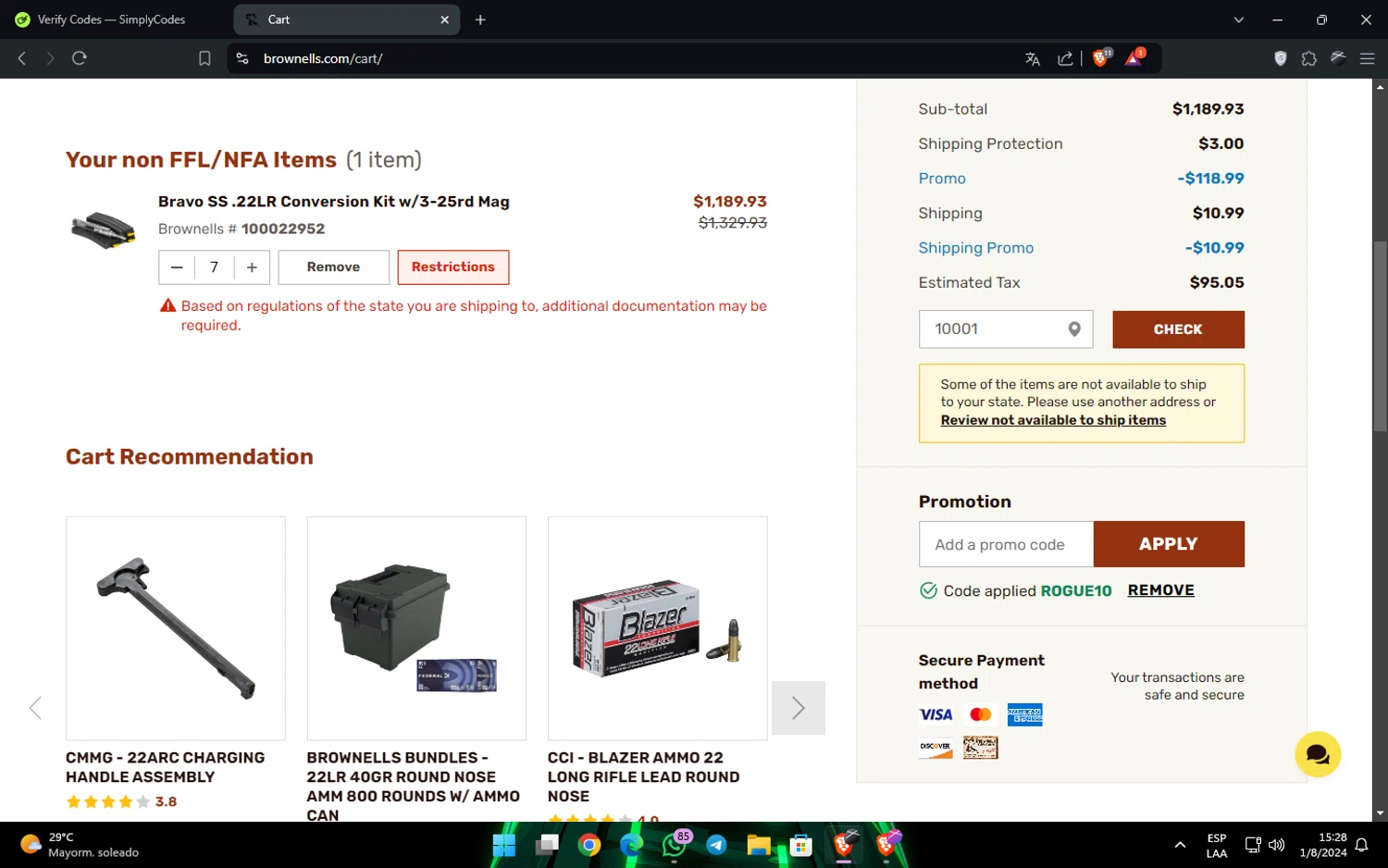 Brownells Coupon Codes 10 Off Discount Codes in August 2024