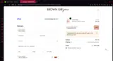 BROWN GIRL Jane coupon verification screenshot