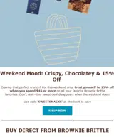 SWEETSNACKS coupon verification screenshot
