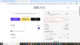 BRUNA coupon verification screenshot