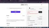 BRUNA coupon verification screenshot