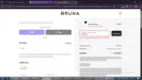 BRUNA coupon verification screenshot
