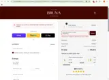 BRUNA coupon verification screenshot