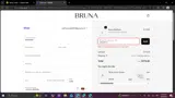 BRUNA coupon verification screenshot