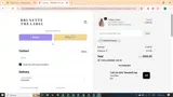 Brunette the Label coupon verification screenshot