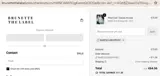 Brunette the Label coupon verification screenshot